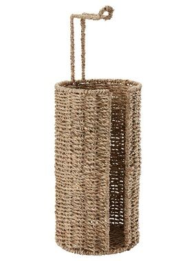 JYSK Vansbro Woven Seagrass Toilet Paper Holder Basket - NWT